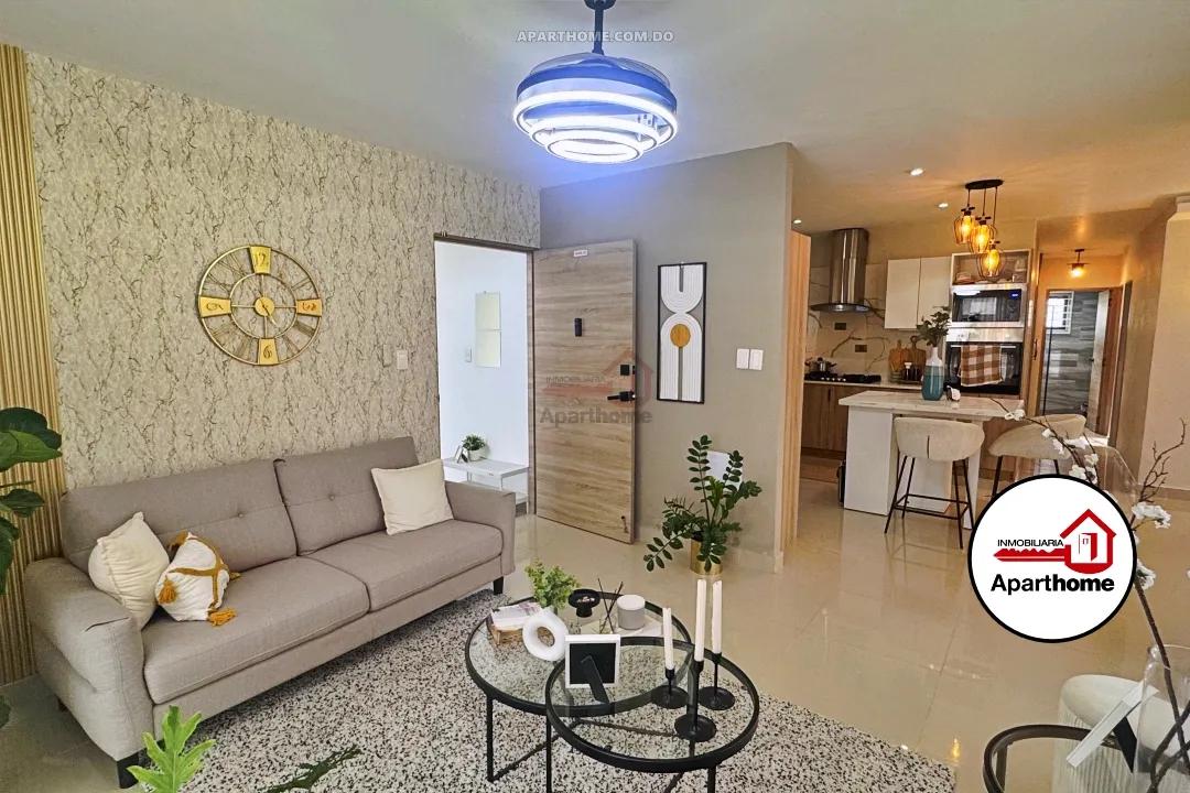 Apartamento en 1er Nivel en Country Club Las Caobas y Beneficios en Hotel Las Caobas | US$120,000 (Negociable)