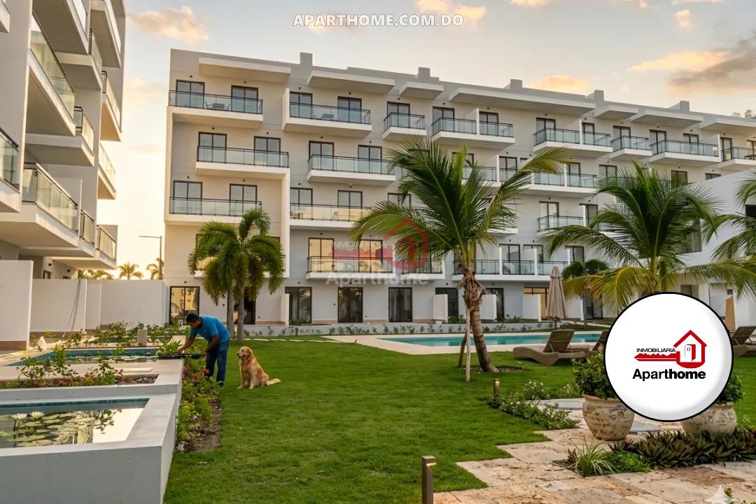 Apartamentos Amueblados Suites en venta en Downtown Punta Cana Central Park en US$115,000