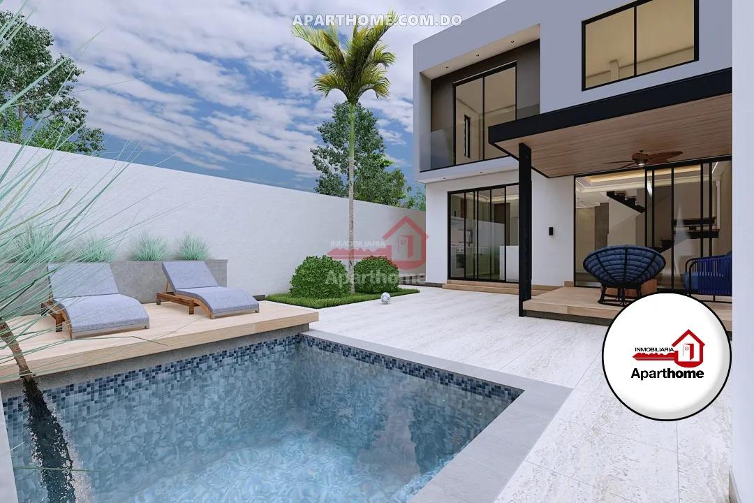 Casa de Lujo con Piscina en Venta en Gales Residences, San Francisco de Macorís | 210 m² | Salida a Santo Domingo