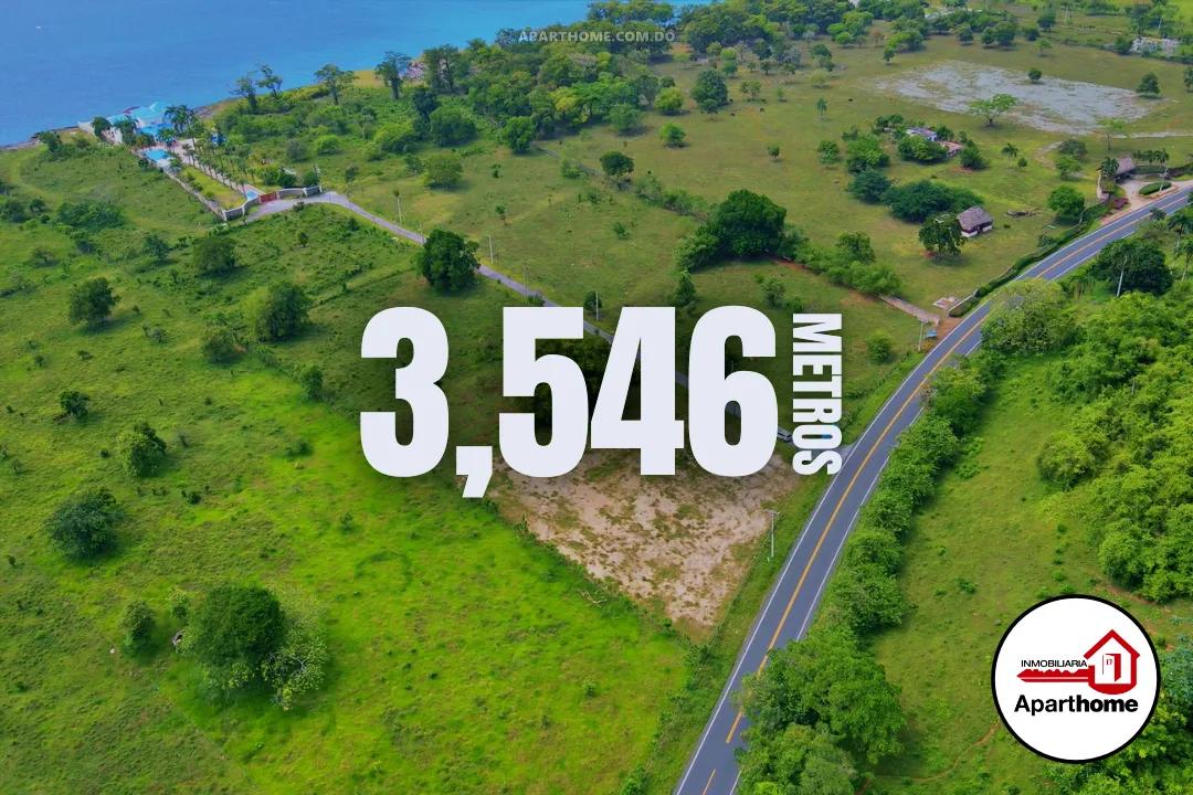 Comprar Terreno en Rio San Juan de 3,546 Metros (Vista al Mar)