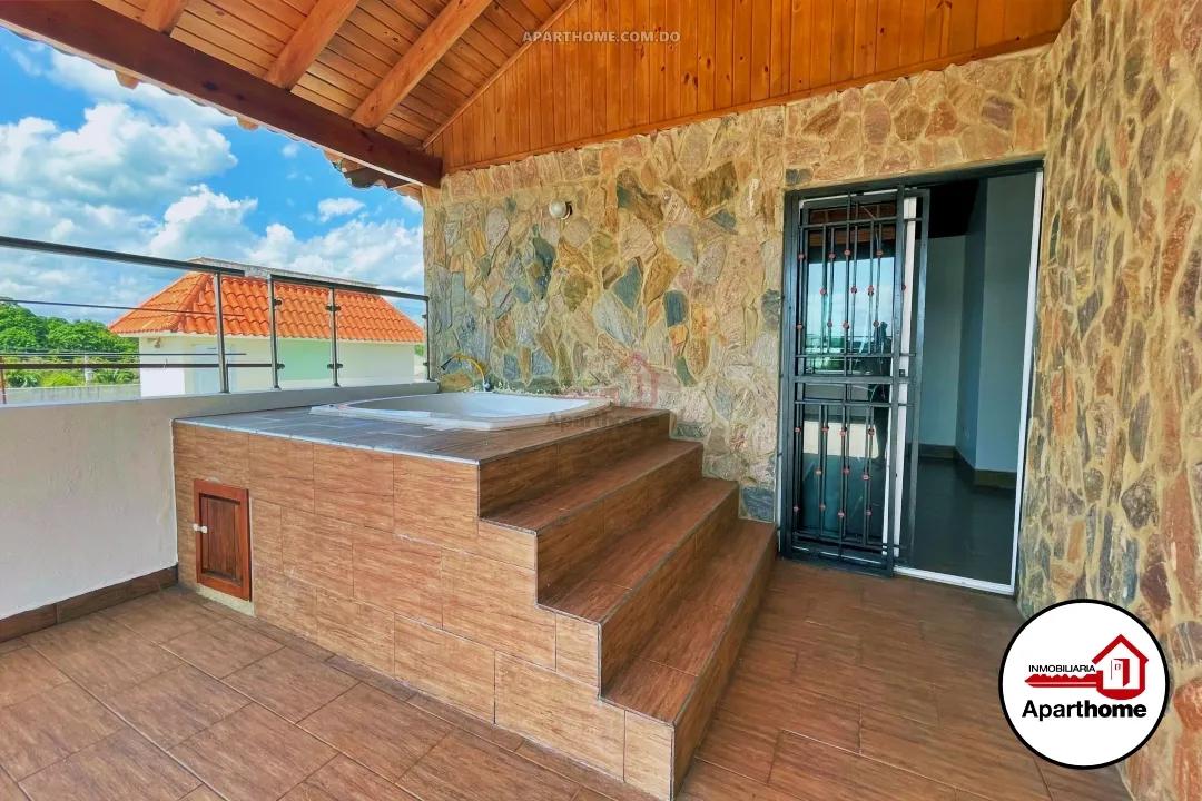 Penthouse con Jacuzzi y Terraza más Cocina | San Francisco de Macorís