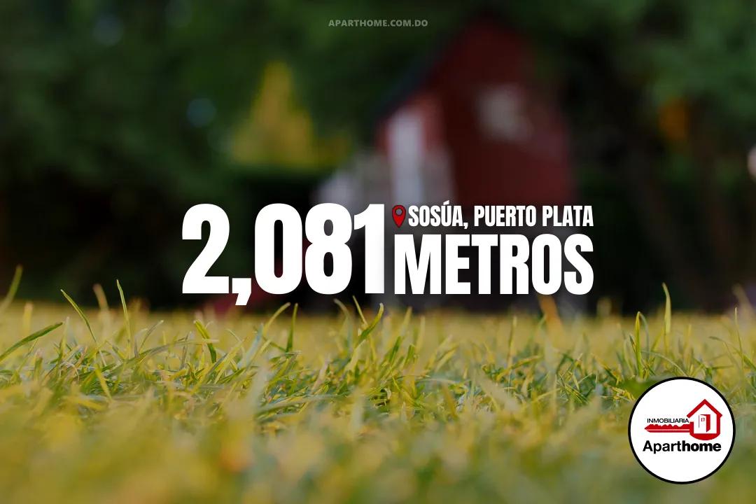 Terreno de 2,081 Metros en Sosúa, República Dominicana