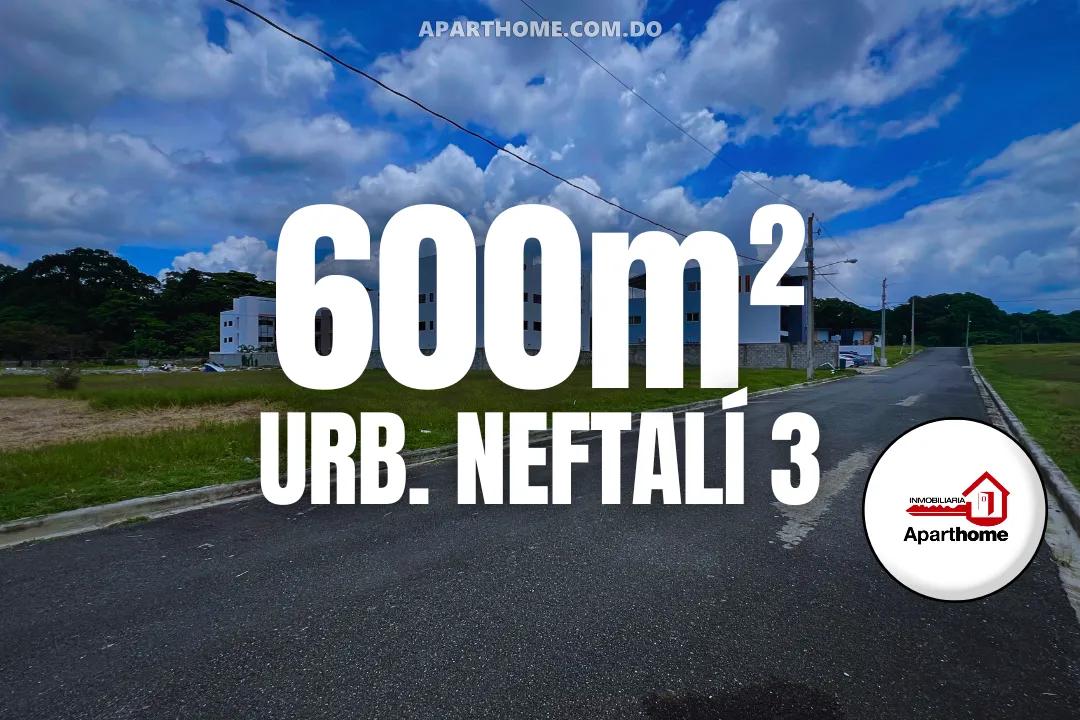 Terreno de 600 m² a RD$13,000 por Metro, Ideal para Vivienda o Inversión en Urb. Neftalí III, San Francisco de Macorís