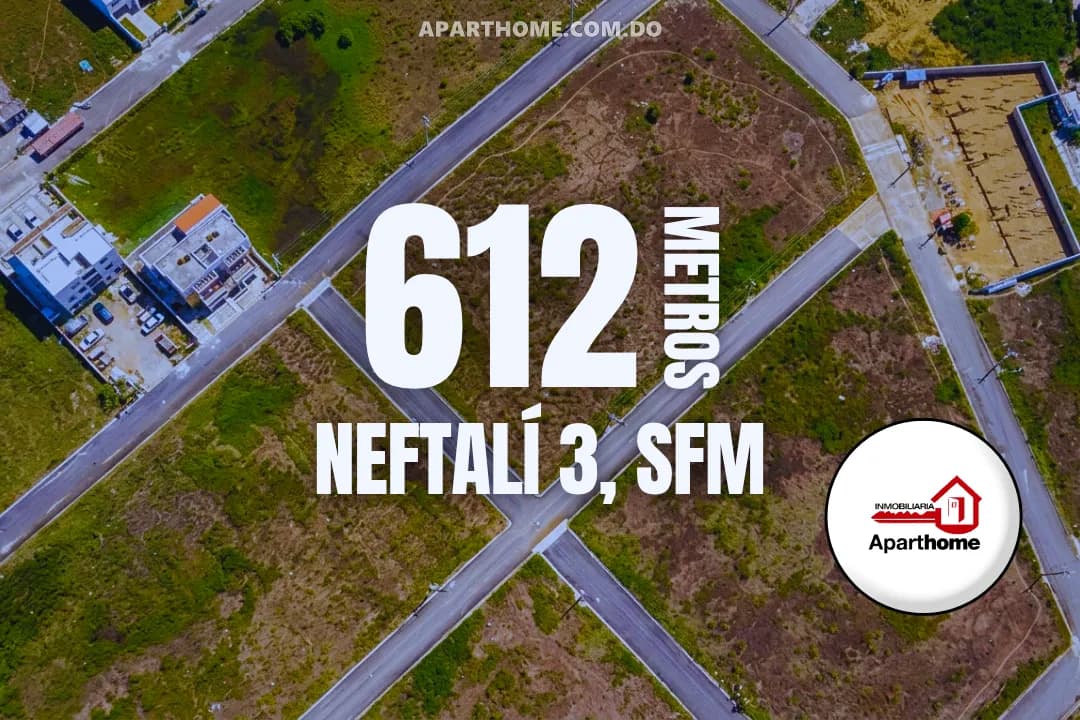 Terreno de 612 m² a RD$13,000 por Metro en Urb. Neftalí Iii, San Francisco de Macorís | Ideal para Vivienda o Inversión