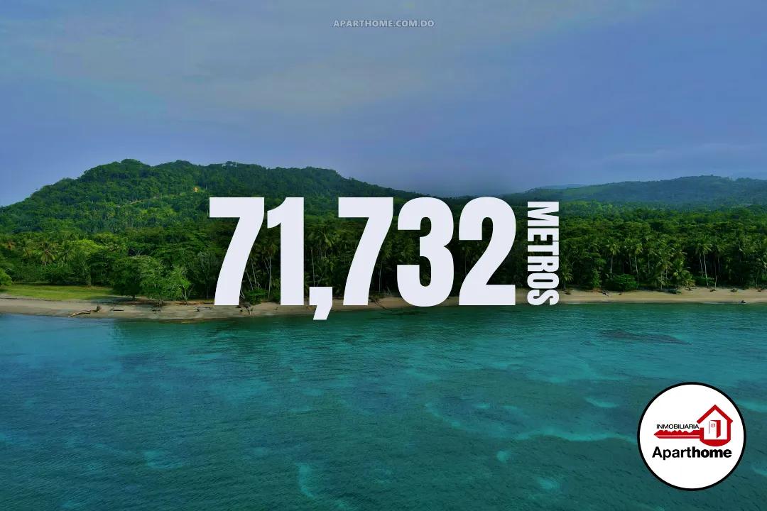Terreno en Rio San Juan +71,000 Metros en Orilla de la Playa