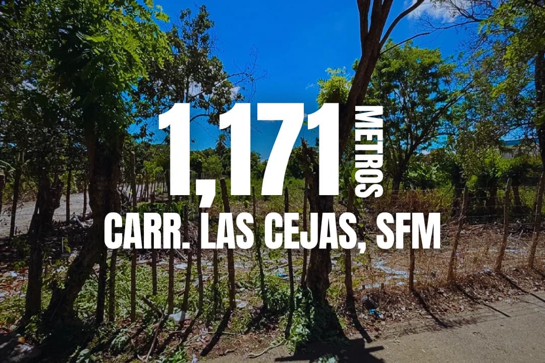 Terreno en venta de 1,171 m² en Las Cejas, San Francisco de Macorís | RD$11,000 por m²