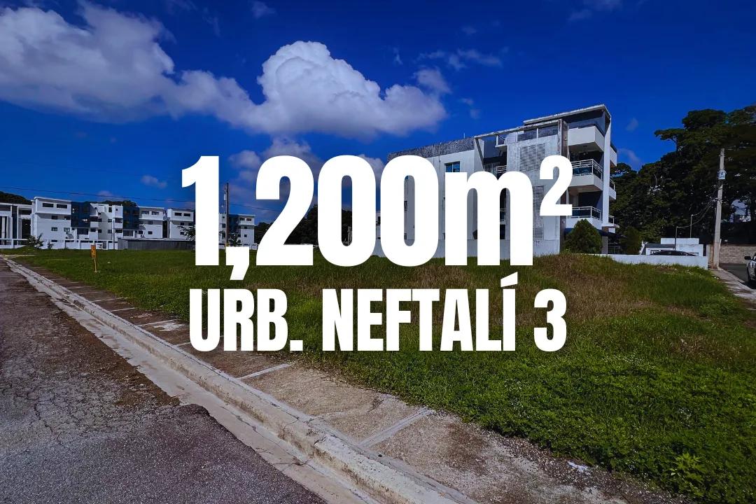 Terreno en Venta de 1,200m² a RD$11,500 el metro en Urb. Neftalí III, San Fco. de Macorís