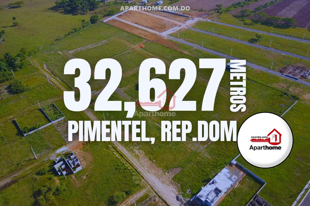 Terreno en Venta en Pimentel, Duarte | 32,627 m² Cerca del Centro