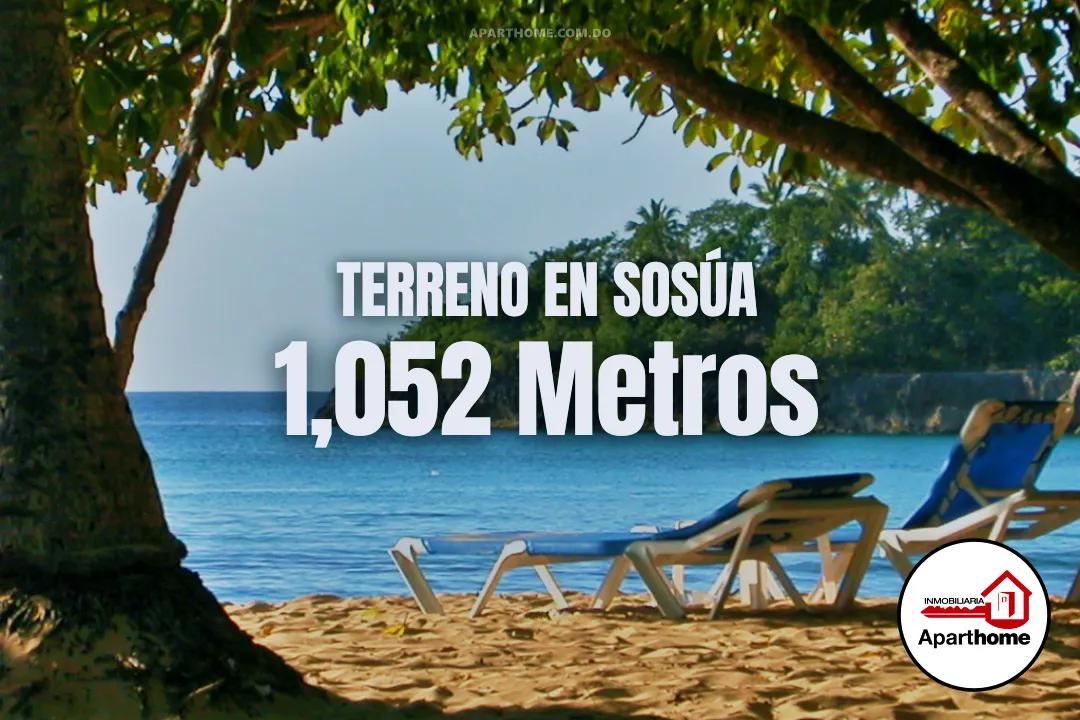 Terreno Frente a Playa Sosúa | 1,052m² | Inversión Turística