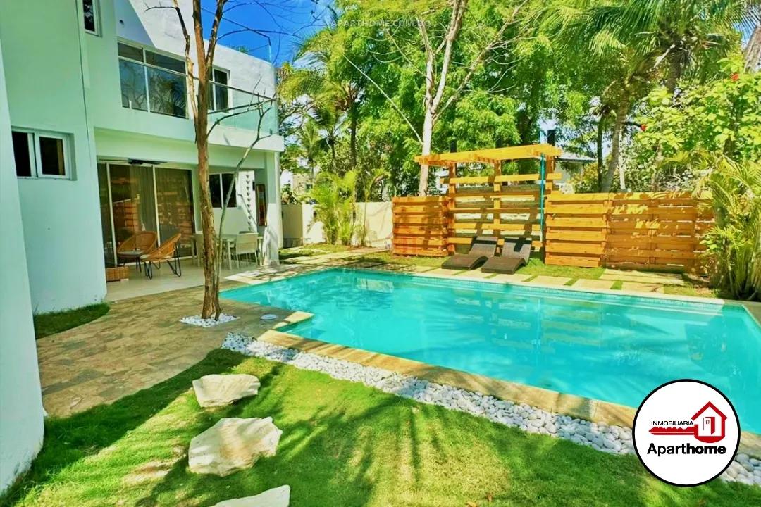 Villa cerca a Playas de 3 Niveles | 750m² | Amueblada | Santo Domingo