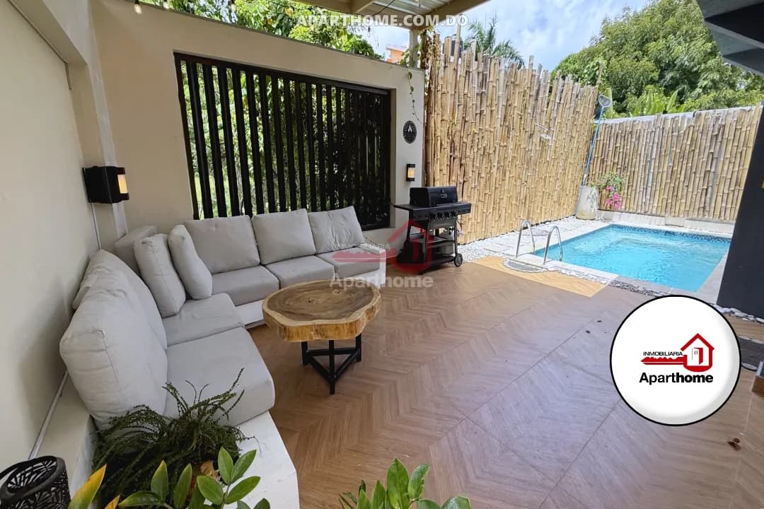 Villa en Venta en Las Terrenas, Samaná | Piscina, Terraza en 176 m² por US$395,000