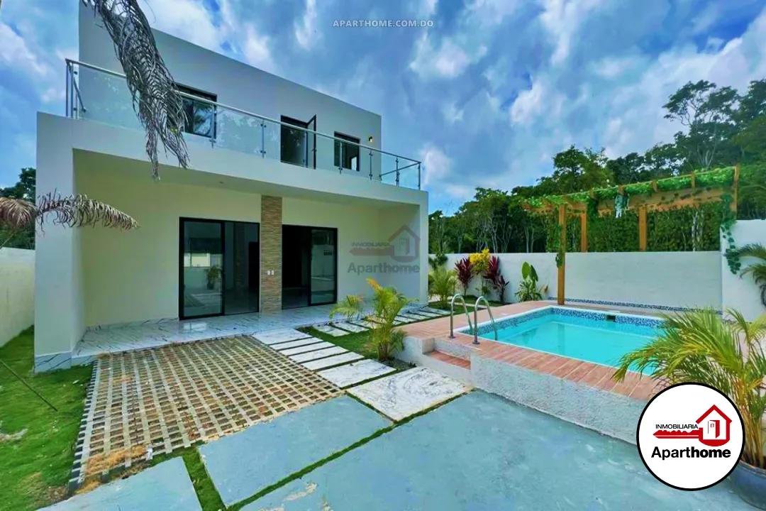 Villa Turistíca con Piscina en Las Terrenas