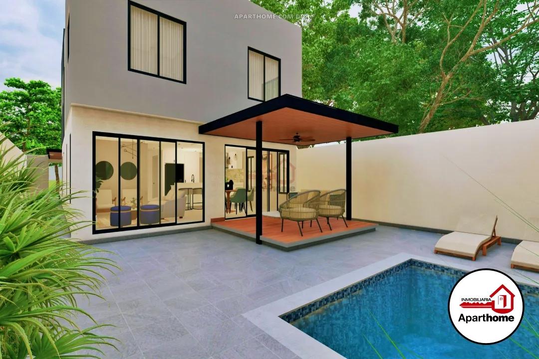 Villas de 2 Niveles con Piscina en San Fco. de Macorís